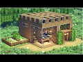 Minecraft How To Build A Simple Survival House Starter House Minecraft How To Build A Simple Survival House Starter House