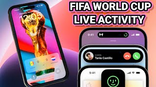 FIFA World Cup 2022 LIVE Activity on iPhone - FOOTBALL WORLD CUP 2022 LIVE - Watch the Highlights screenshot 3