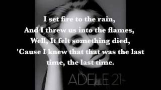 Video thumbnail of "Adele - Set Fire To The Rain"