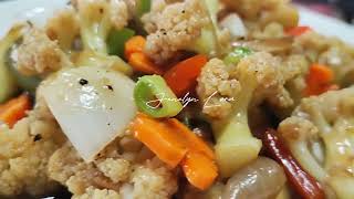 STIR-FRY CAULIFLOWER AND CARROTS IN OYSTER SAUCE | Easy to Cook