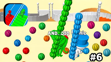 Bridge Race 3D game in MAX LEVEL - All Levels Gameplay | PART - 06 AE