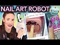 Testing the Nail Art Printing Robot (I'm being replaced)