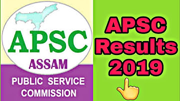 APSC Result Declared 2019