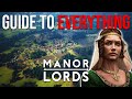 Ultimate guide to manor lords  complete tutorial with timestamps