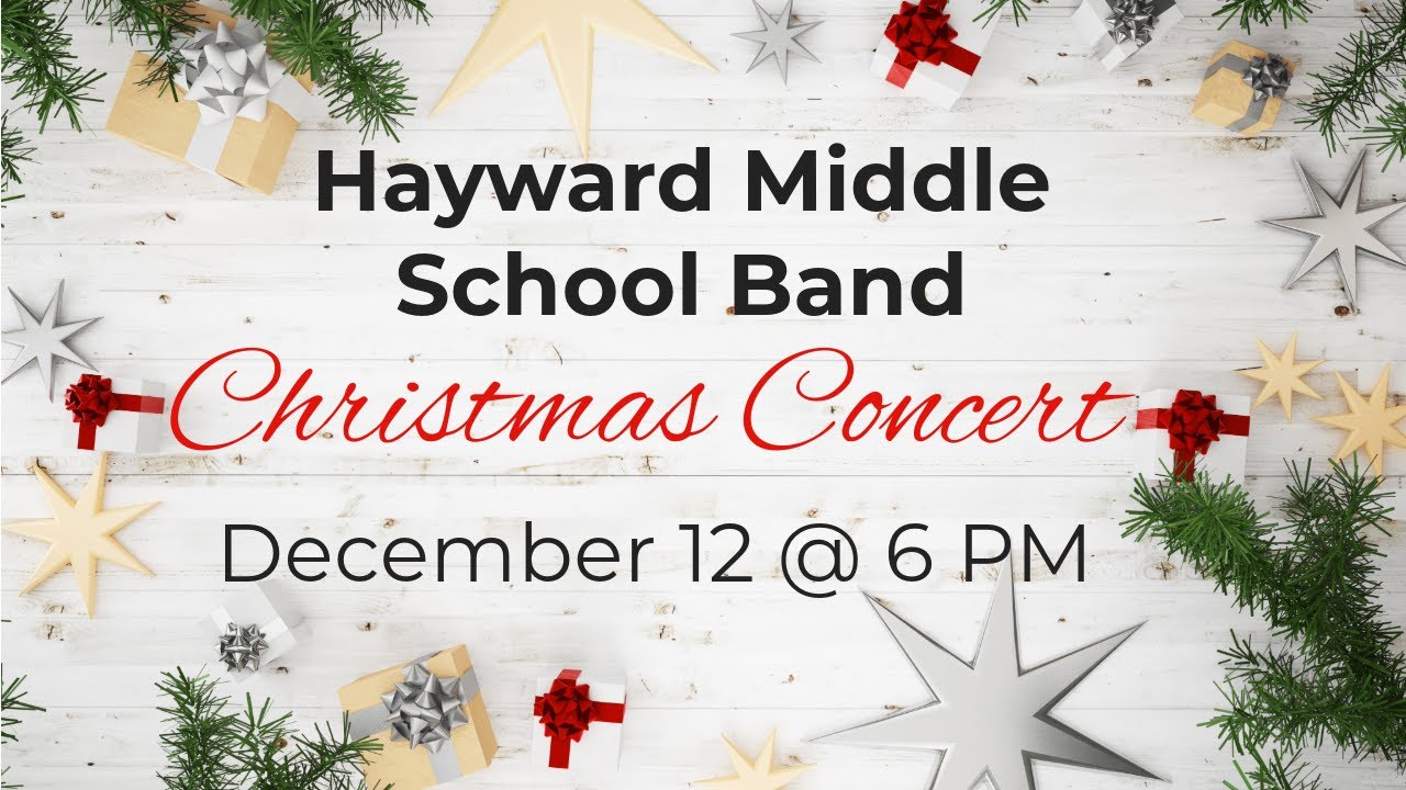 Hayward Middle School Band Christmas Concert 2024 YouTube hayward-middle-school-band-christmas-concert-2024-youtube