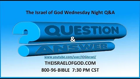 IOG - Wednesday Night Q&A 12/29/2021