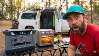 Van Life Living on a Mountain in Arizona ⚡ Off-Grid Mountain Escape UDPOWER 2400! 🏕️⚡