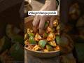 Traditional Village Raw Mango Pickle 🥭 | Village Style Mango Achar | AI Cooking #shorts