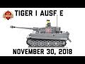 Tiger I Ausf E - German Heavy Tank - Custom Military Lego