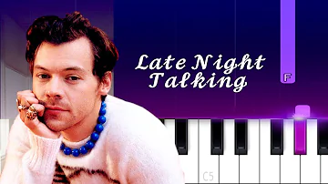 Harry Styles - Late Night Talking  | Piano Tutorial