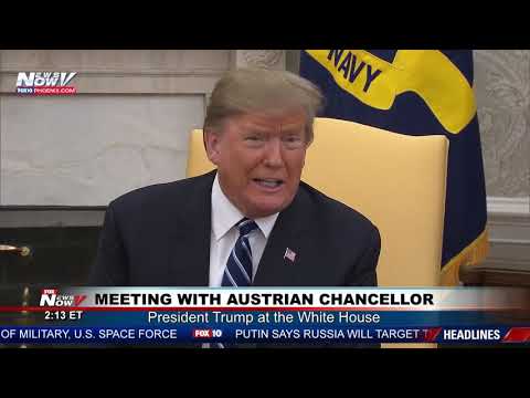 MEETING WITH AUSTRIAN CHANCELLOR: President Trump Sits with Sebastian Kurz (FNN)
