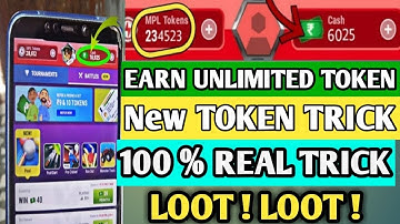 Mpl Pro Unlimited Token Trick jun 2019 || Mpl Unlumited token Hack Trick