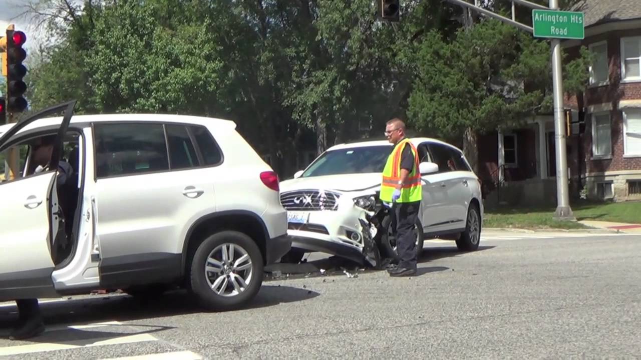 One Injured at ThreeVehicle Crash at Arlington Heights Road and Euclid
