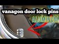 Aluminum Vanagon door lock pins