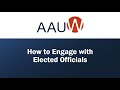 How to engage with elected officials