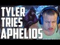 TYLER1 TRIES APHELIOS