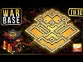 Desain Base Town Hall 10 (TH10) War 2026 +COPYLINK | Anti 2-Star &amp; Anti Meta - Clash of Clans
