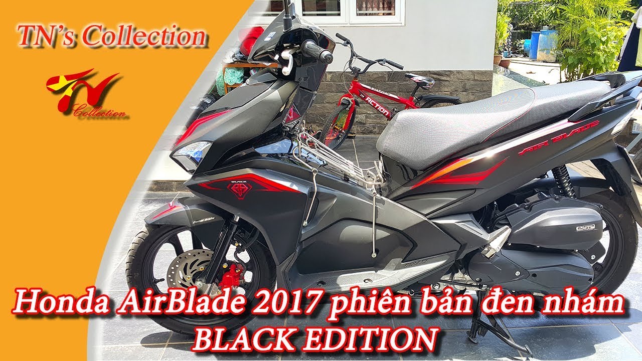 Honda AirBlade 125cc phiên bản màu đen nhám - BLACK EDITION | TN's ...