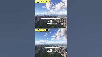 Microsoft Flight Simulator 2024 Beta PS5 Pro vs Xbox Series X Graphics Comparison