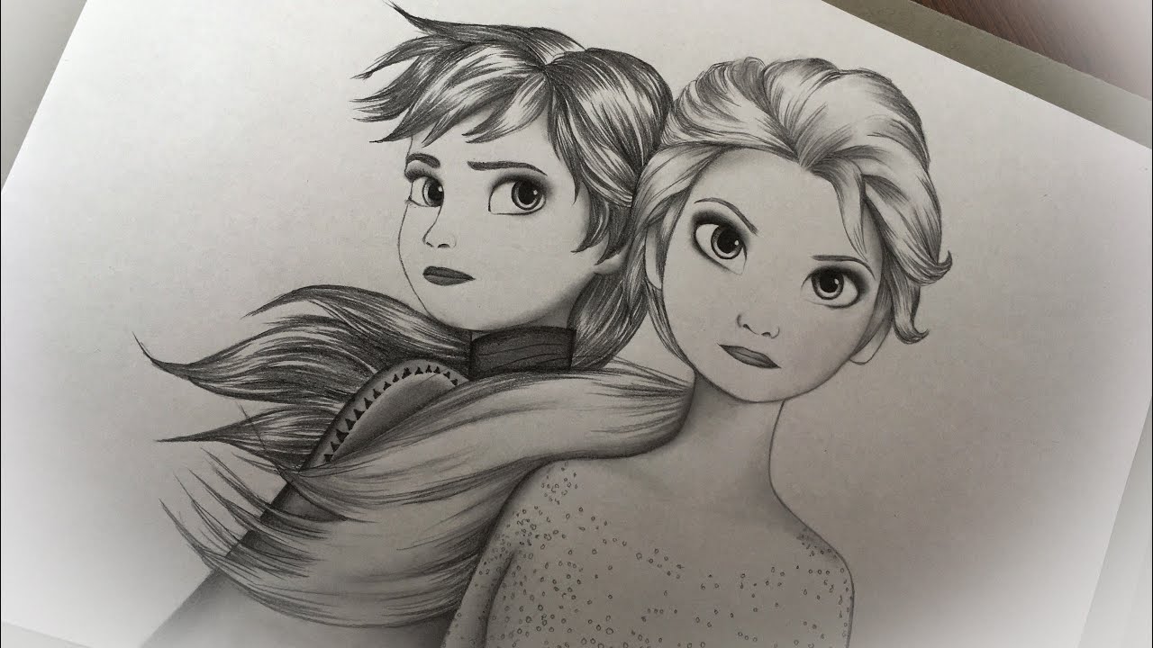 Drawing Elsa  Anna  Frozen Fever  drawholic  YouTube