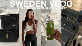 Few days in Stockholm vlog | chit chat, new ysl bag, trying pilates + more