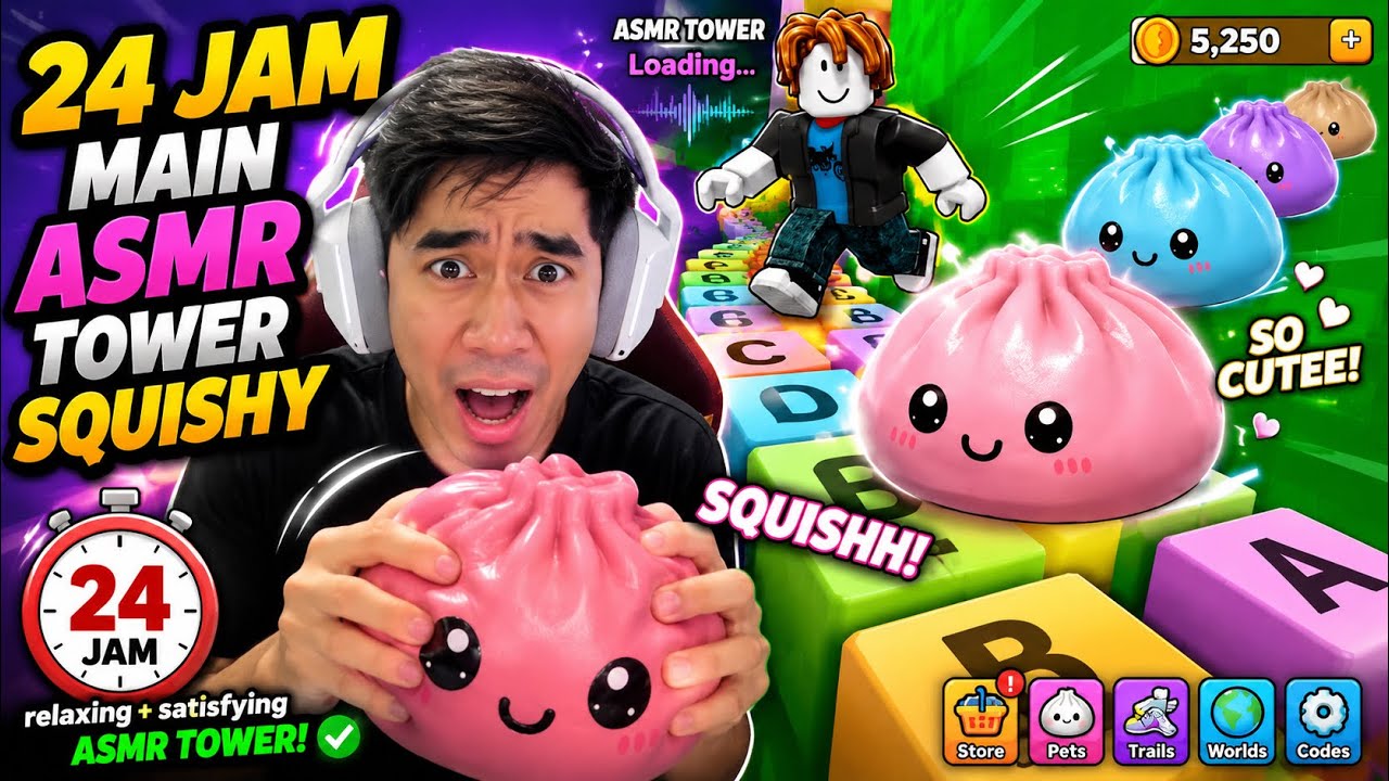 24 JAM MAIN ASMR TOWER 😂