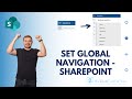 Sharepoint  set global navigation for home site with new viva connections way