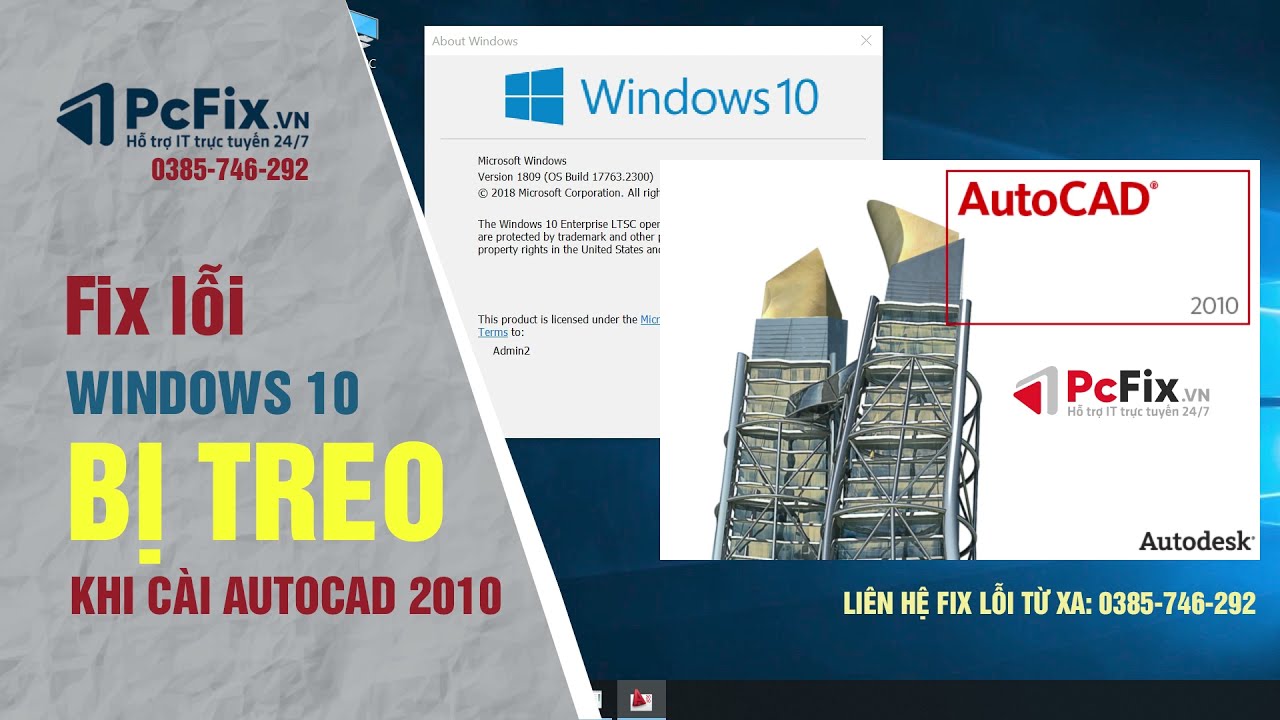 Cách cài đặt AutoCAD 2010 trên Windows 10