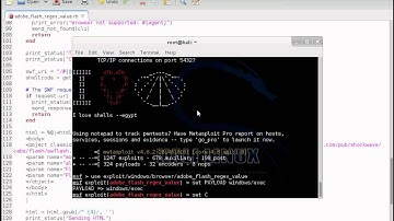 Demo of my first metasploit module for CVE-2013-0634