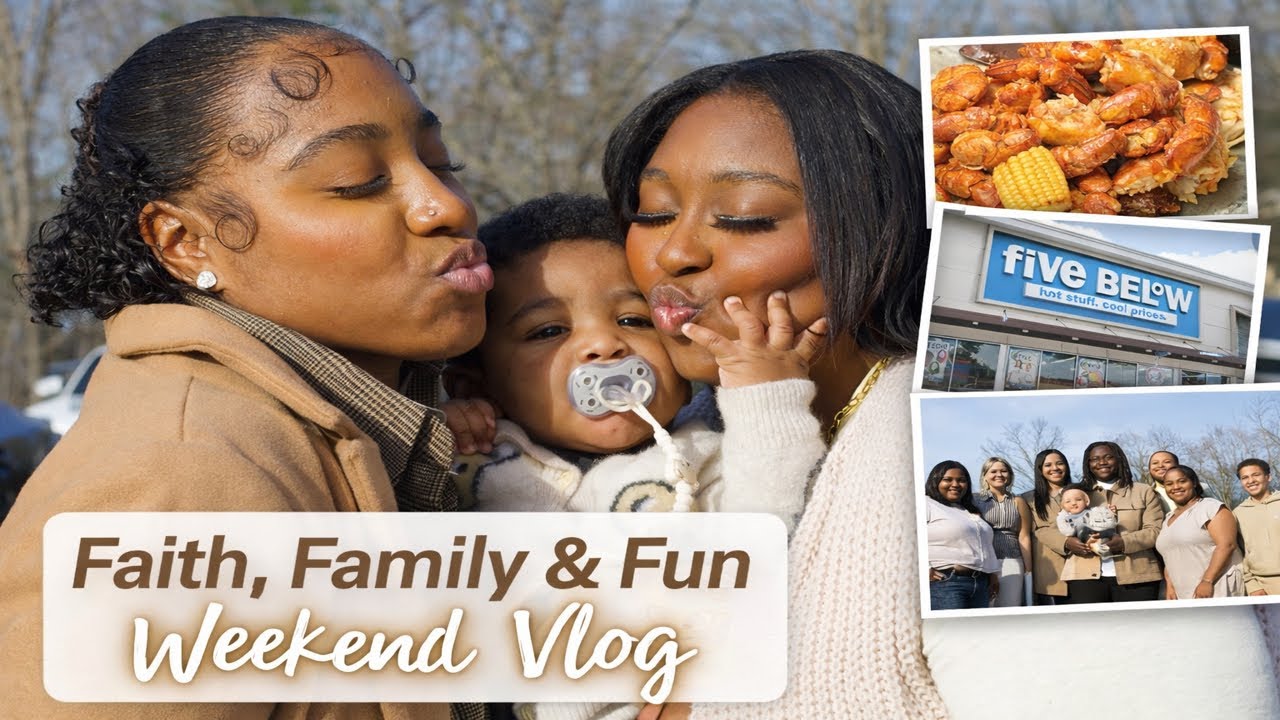 Faith, Family & Fun | A Weekend Vlog (Seafood, Shopping & Royce’s Christening)