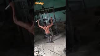 transformation 365 days #gymlover  #bandeyare song #shortvideo #trendingshorts