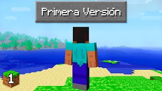 Sobreviví 100 Días en la Primera Versión de Minecraft