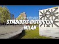 Walking in Milan New Adriano Olivetti square in the Symbiosis district Fondazione Prada 4K (2021)