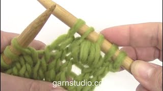 How to knit a nupp