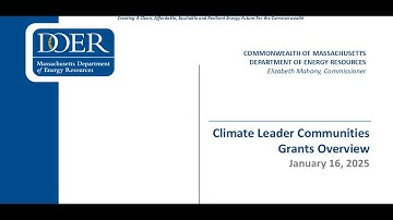 2025 Climate Leader Communities Grants Overview Webinar
