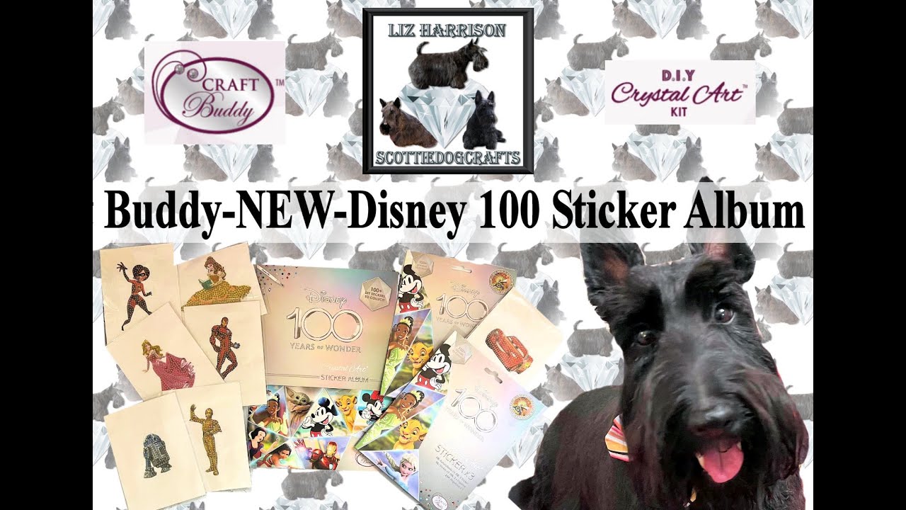 Disney 100 Sticker Album Flip through #craftbuddy #disney