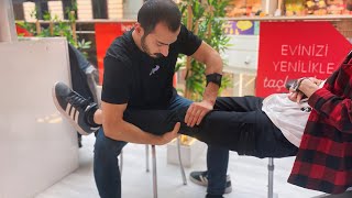 Asmr Massage Yakup - Leg Massage (Mall Chair Massage)