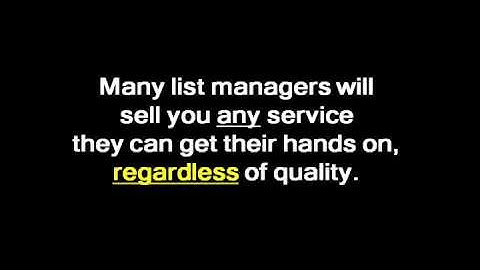 Find A Top Rated Mailing Lists Manager The Easy Way!