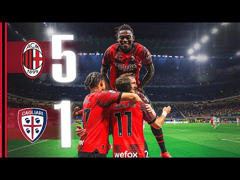 Bennacer-Pulisic-Reijnders-Leão for a five-star show | AC Milan 5-1 Cagliari | Highlights Serie A