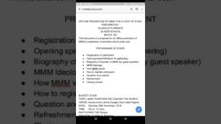 Offline promotion of MMM