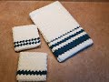 How to crochet a Washrag Dish Towel pattern #3
