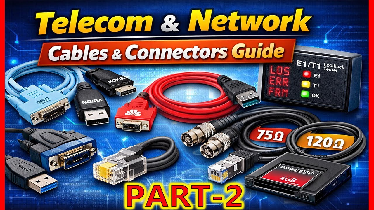 Telecom & Network Cables Explained | Console, Loopback, E1, STM ...