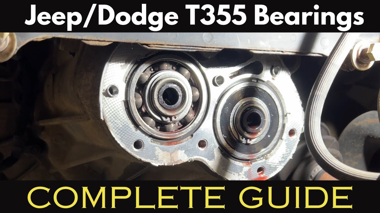 Replacing Input & Countershaft Bearings - Jeep & Dodge T355 Manual ...