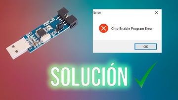 ✅ Chip Enable Program Error - SOLUCIÓN. Usbasp con progISP