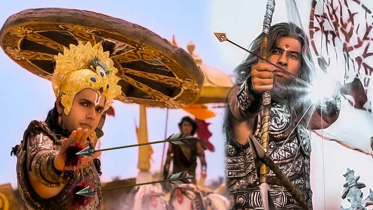 हट जाओ मेरे मार्ग से कृष्ण आज मैं ये युद्ध समाप्त कर दूंगा | Suryaputra Karn | #mahabharat