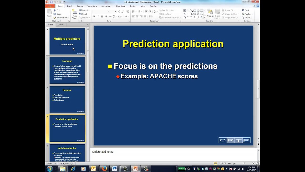 multiple regression: introduction
