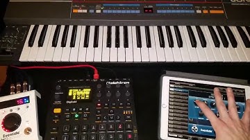 Elektron Digitakt midi sequencing Juno 106 - Stranger Things Theme