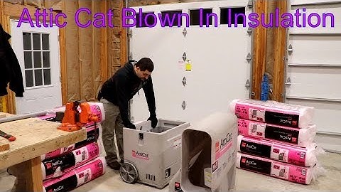 Owens Corning Attic Cat, blown in Insulation DIY!!!
