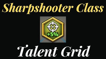 Sharpshooter Class - Talent Grid - Puzzle Combat