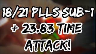 All PLL Algorithms Executed Sub-1 (Except Gc & N Perms) + 23.83 Time Attack!